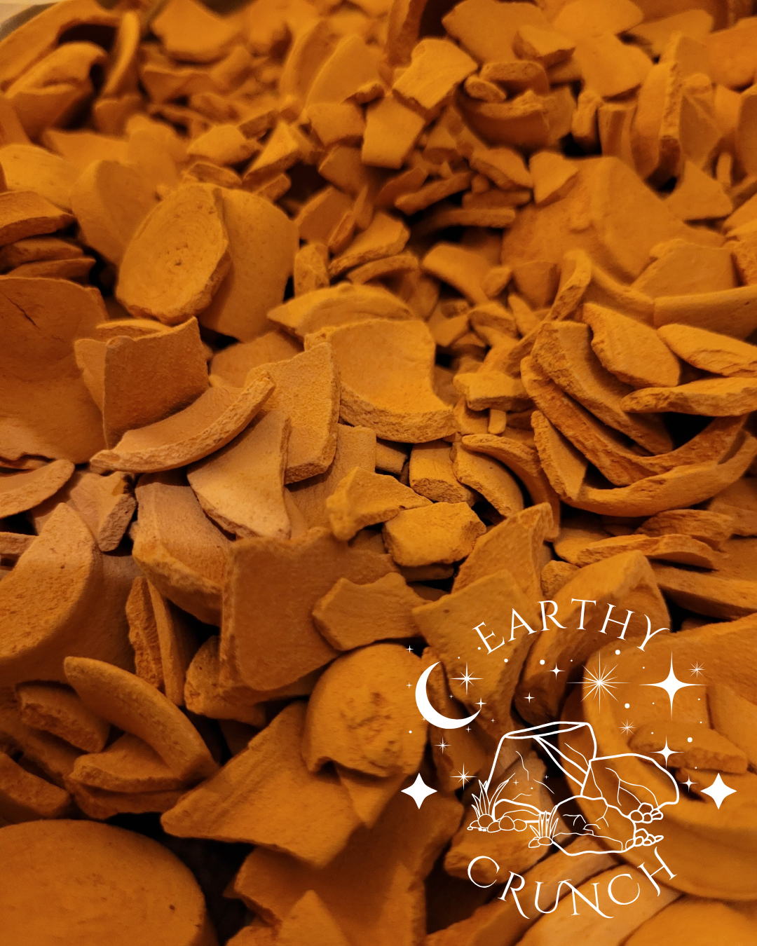 Soft Mexican Clay Pot Broken Chips and Crumbs 75g