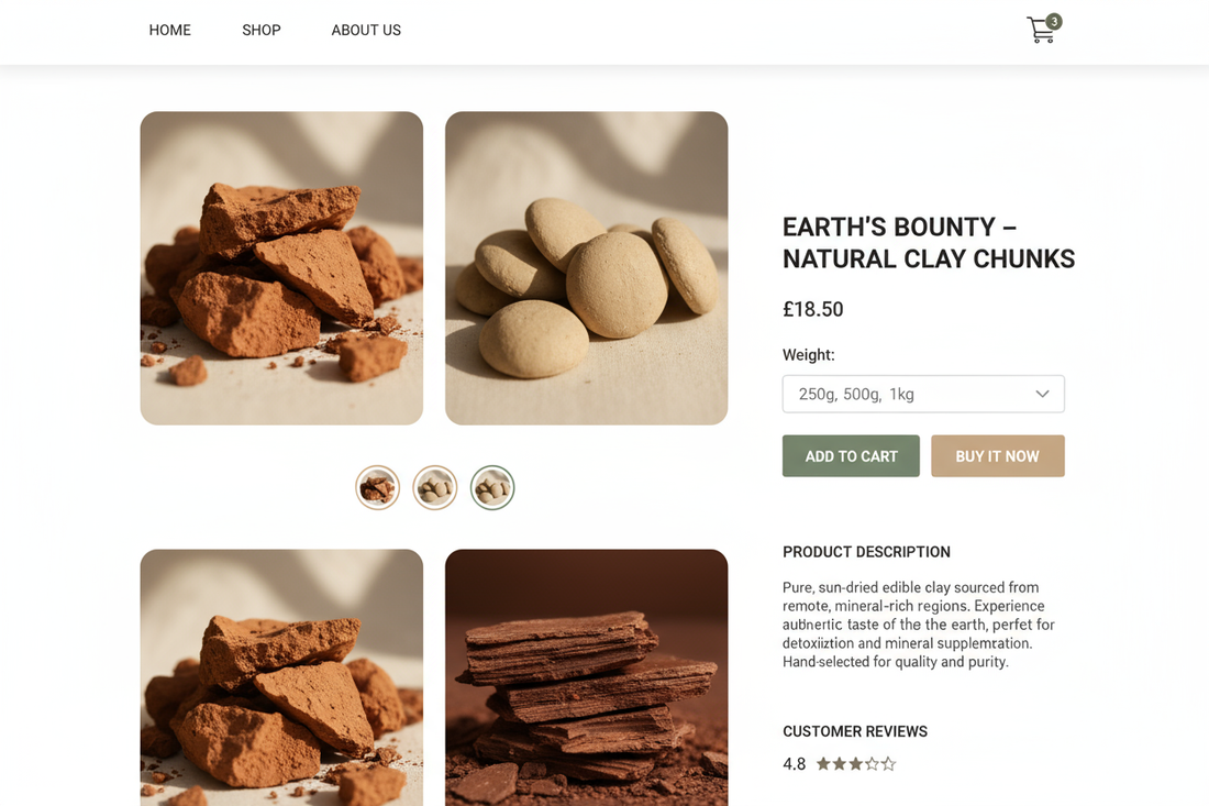 The Complete Guide to buying edible clay online (And why Earthy Crunch UK does it best LOL)