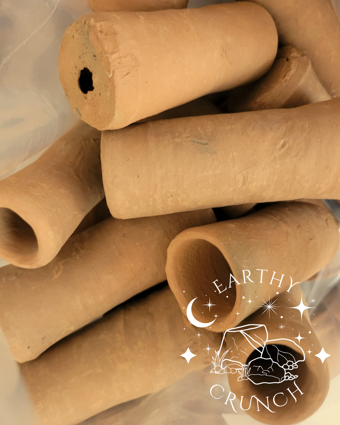 Terracotta Rolled Clay Pots (300g)- Edible clay pots for Pica