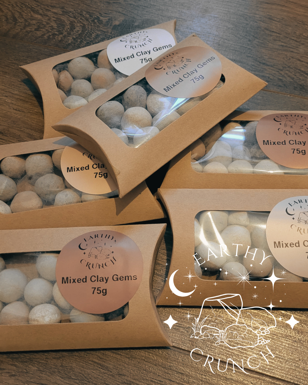 Mixed Clay Gems 75g