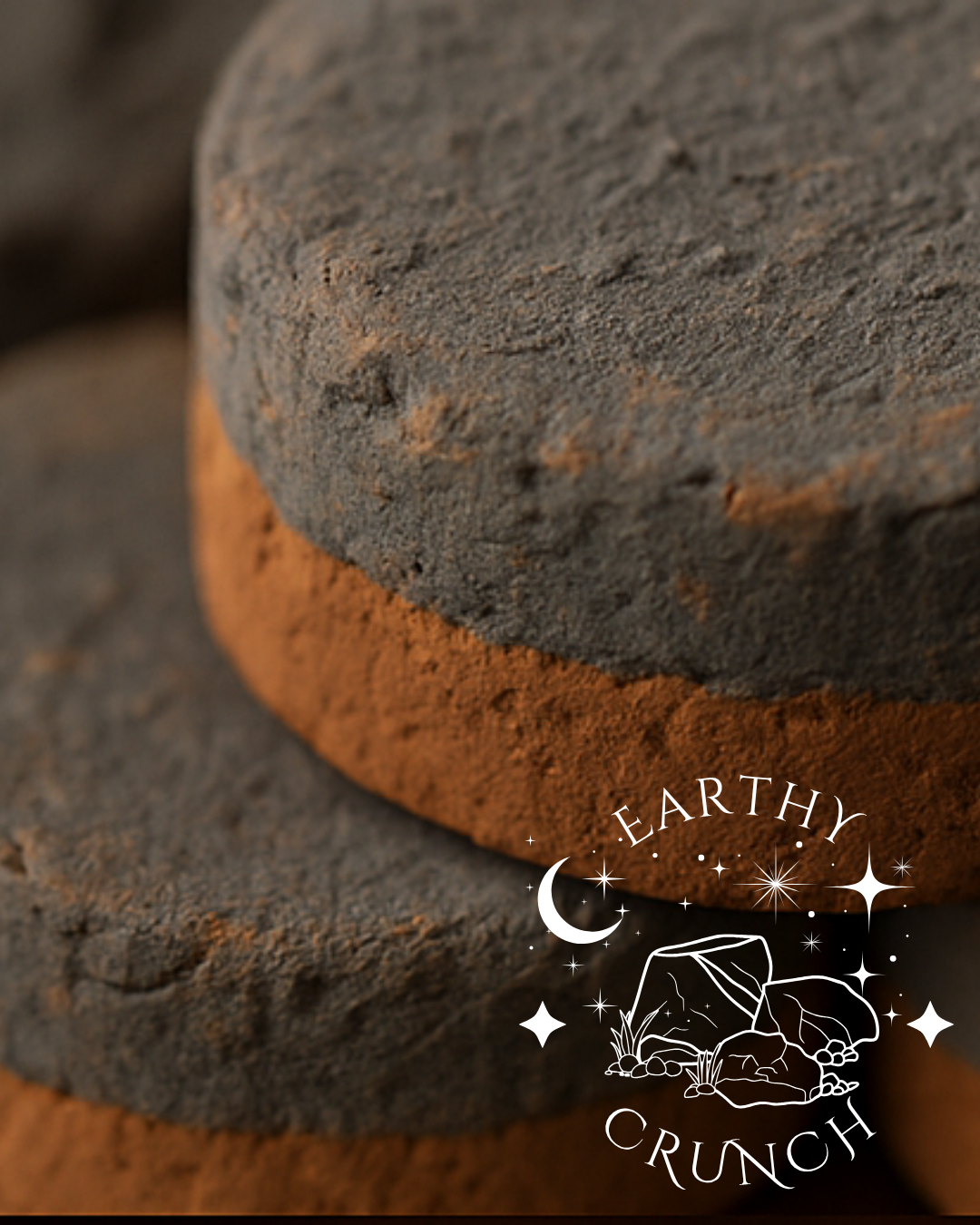 Ember Pucks - Dryfruit and Red Nak (x2) - Smoky Iron-rich Indian clay treats
