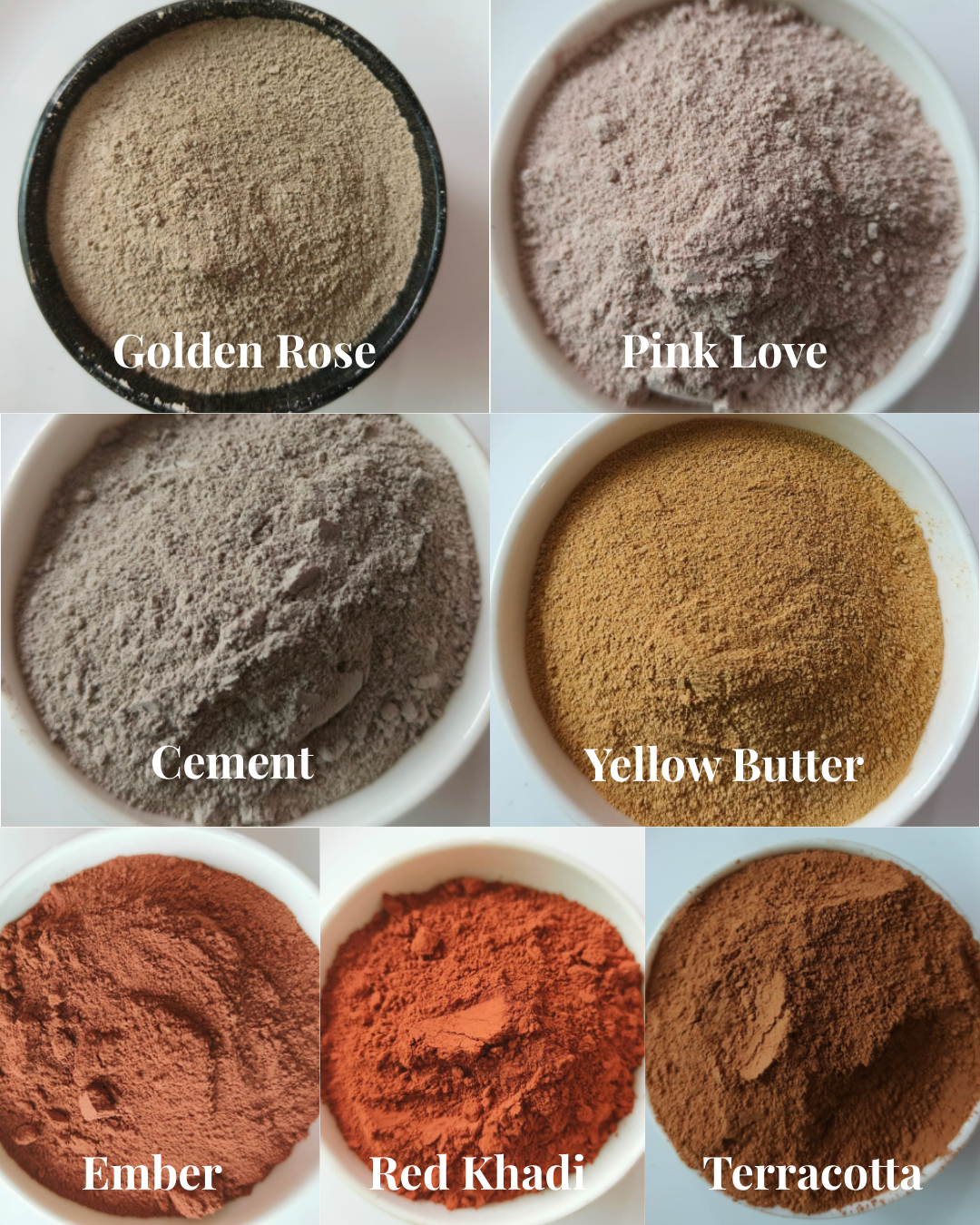 Indian Clay Crumbs, Dusts and Fine Powders for DIY Treats