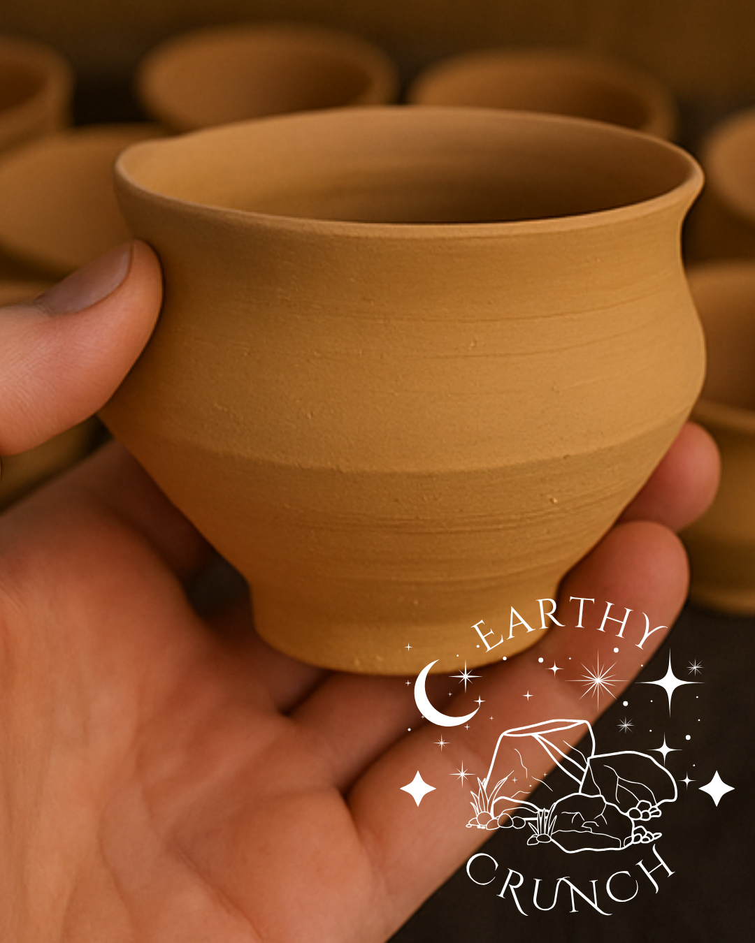 Large Whole Kolkota Clay Pot x1- Edible clay pots for Pica
