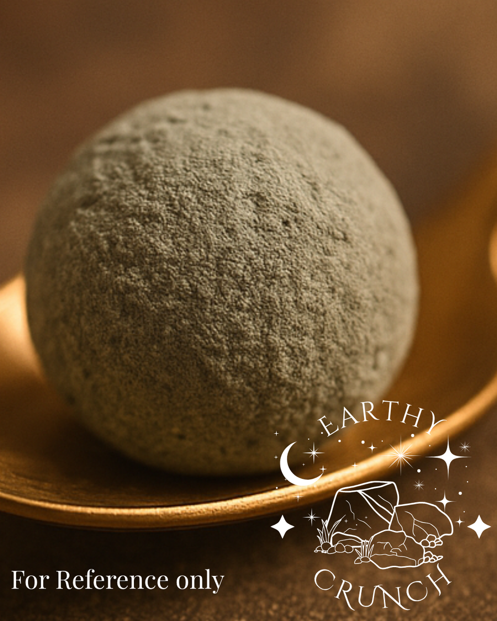 Crystal Moons/ Green Clay Balls - Cementy Indian Clay treats