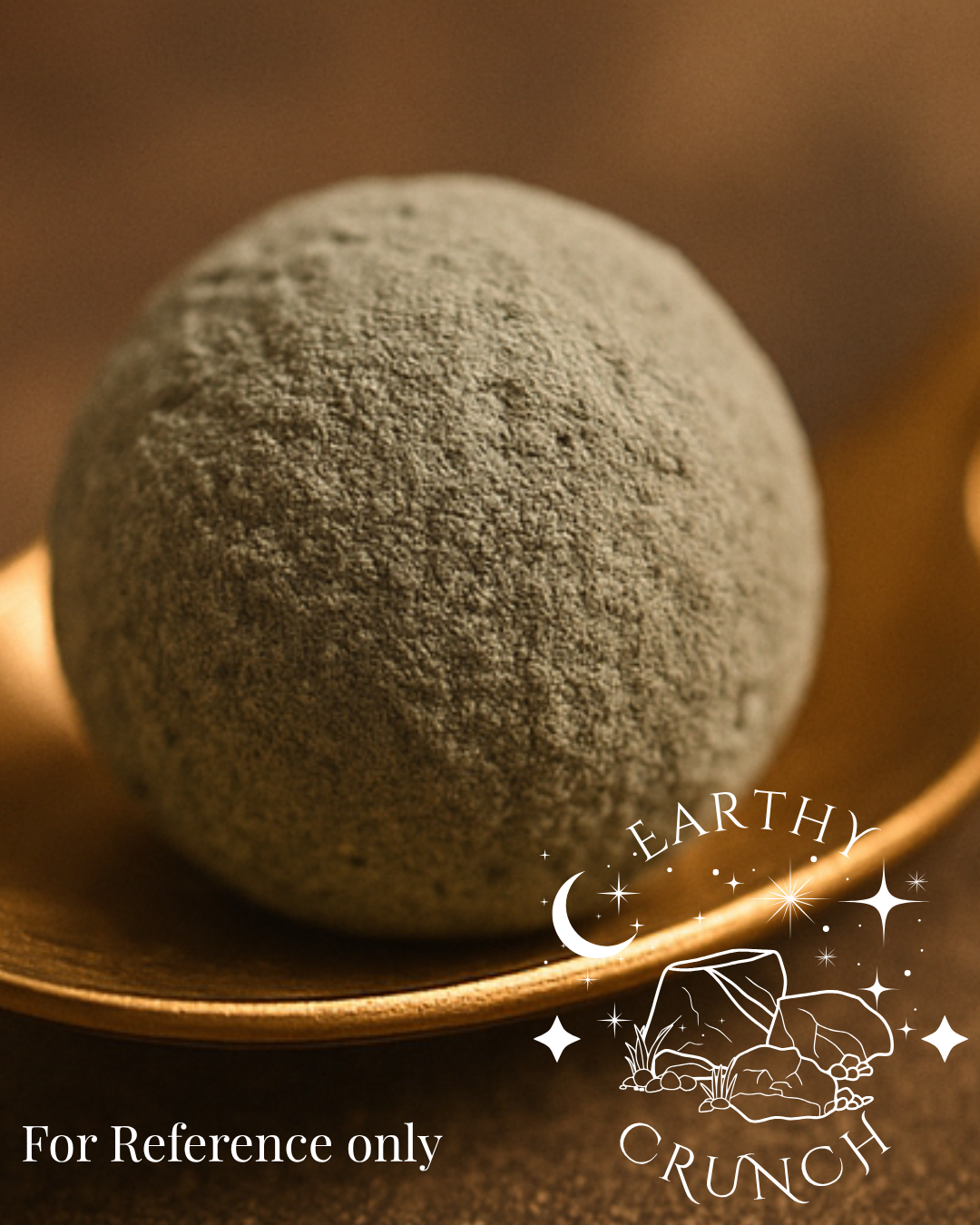 Crystal Moons/ Green Clay Balls - Cementy Indian Clay treats