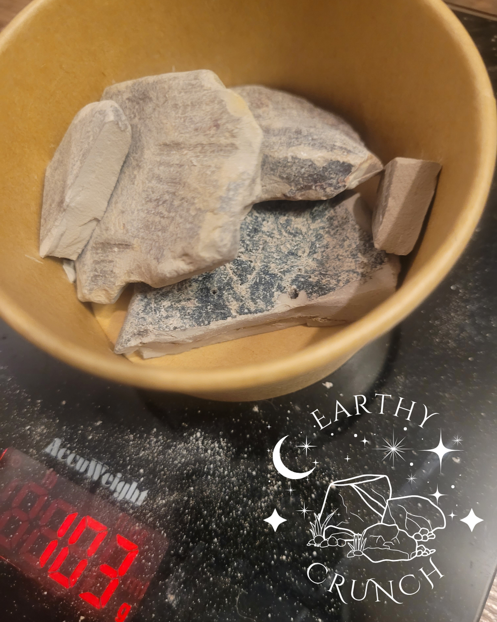 West African Calabar Clay - Cameroonian mineral-rich clay (Calabash Chalk)
