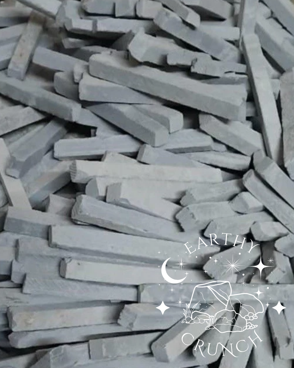 Thick Black Slate Pencils - Mineral-rich Indian Shale stone