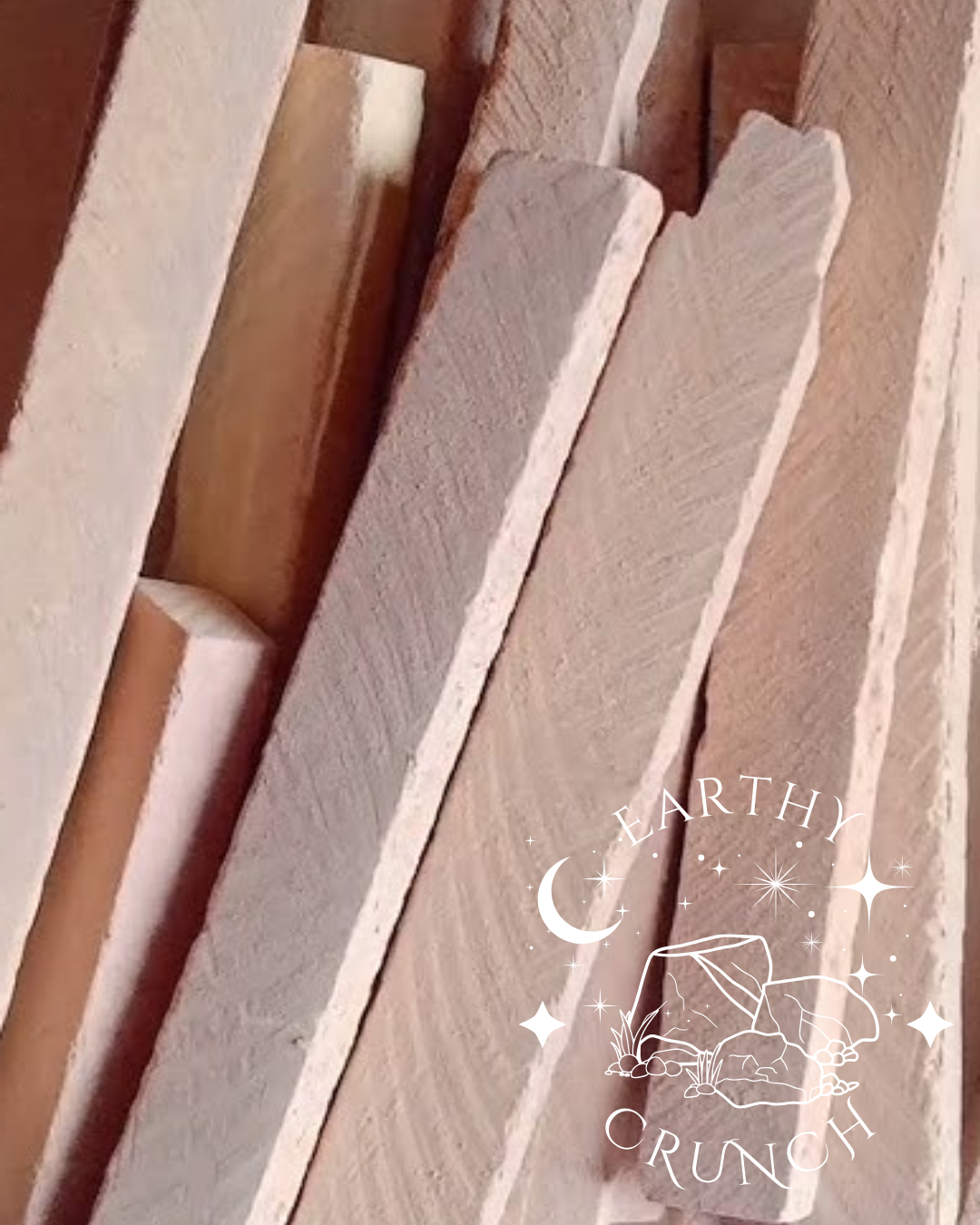 Red Slate Pencils - Edible Shale stone for Pica/ Geophagia