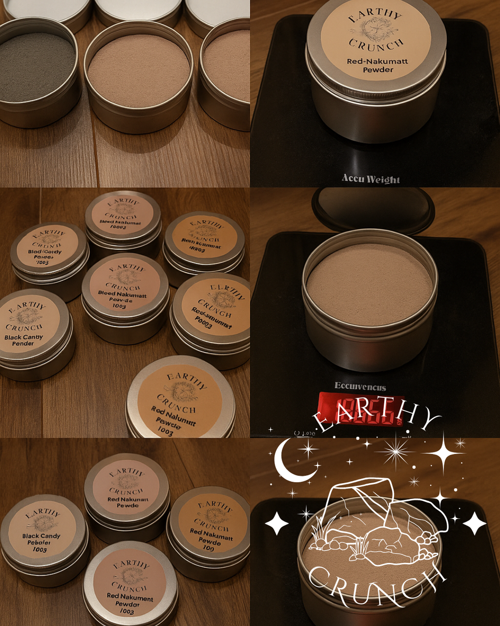 Indian Clay Crumbs, Dusts and Fine Powders for DIY Treats