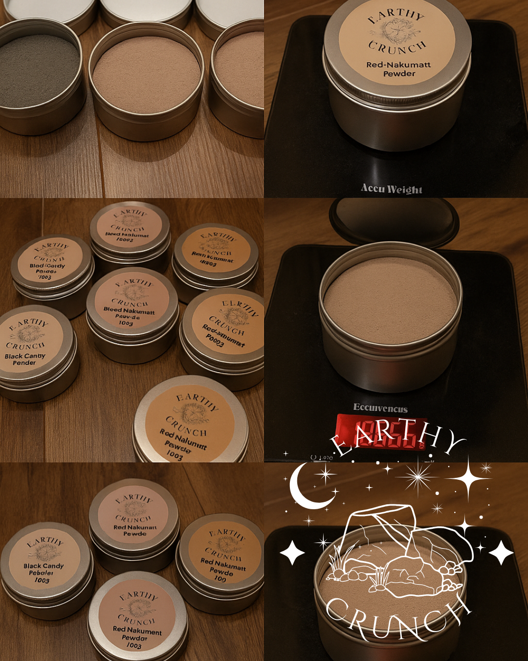 Indian Clay Crumbs, Dusts and Fine Powders for DIY Treats