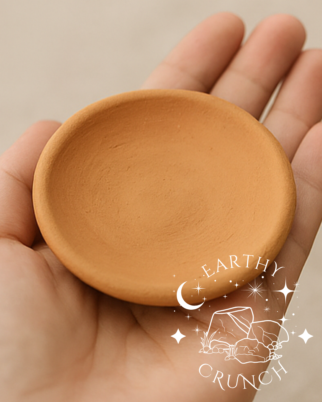 Large Indian Terracotta Saucers (250g) - Edible terracotta for Pica