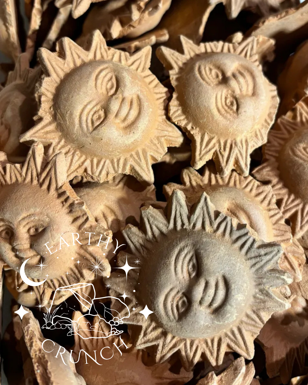 Señor Sol - Mexican terracotta (barro) clay treat for Pica/Geophagia