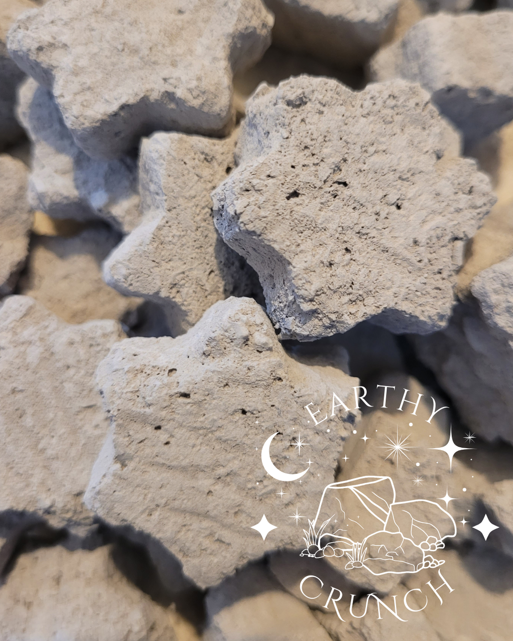 Almond Treats - Cementy, nutty Indian clay treats