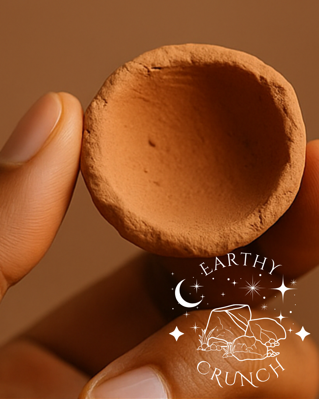 Indian Mini Hand-rolled Clay Pots (75g)- Edible terracotta for Pica