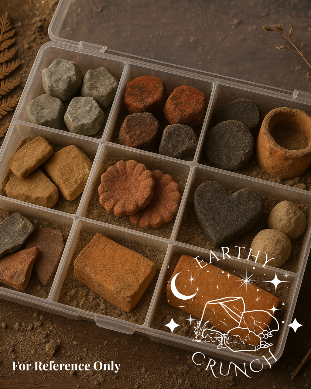 All Indian Clay Experience Sampler – Mixed Indian Edible Clay Collection, Stash Box included