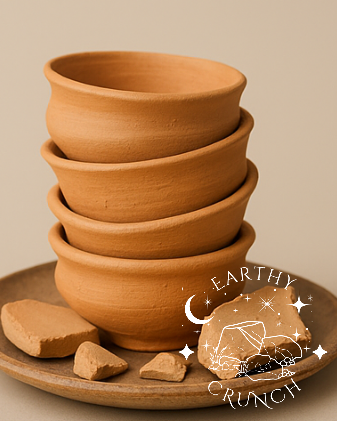 Indian Large Whole Clay Pot x1 (200g)