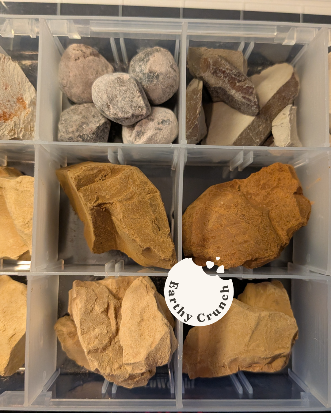 Kit d'échantillons Toutes argiles indiennes – Boîte de rangement incluse