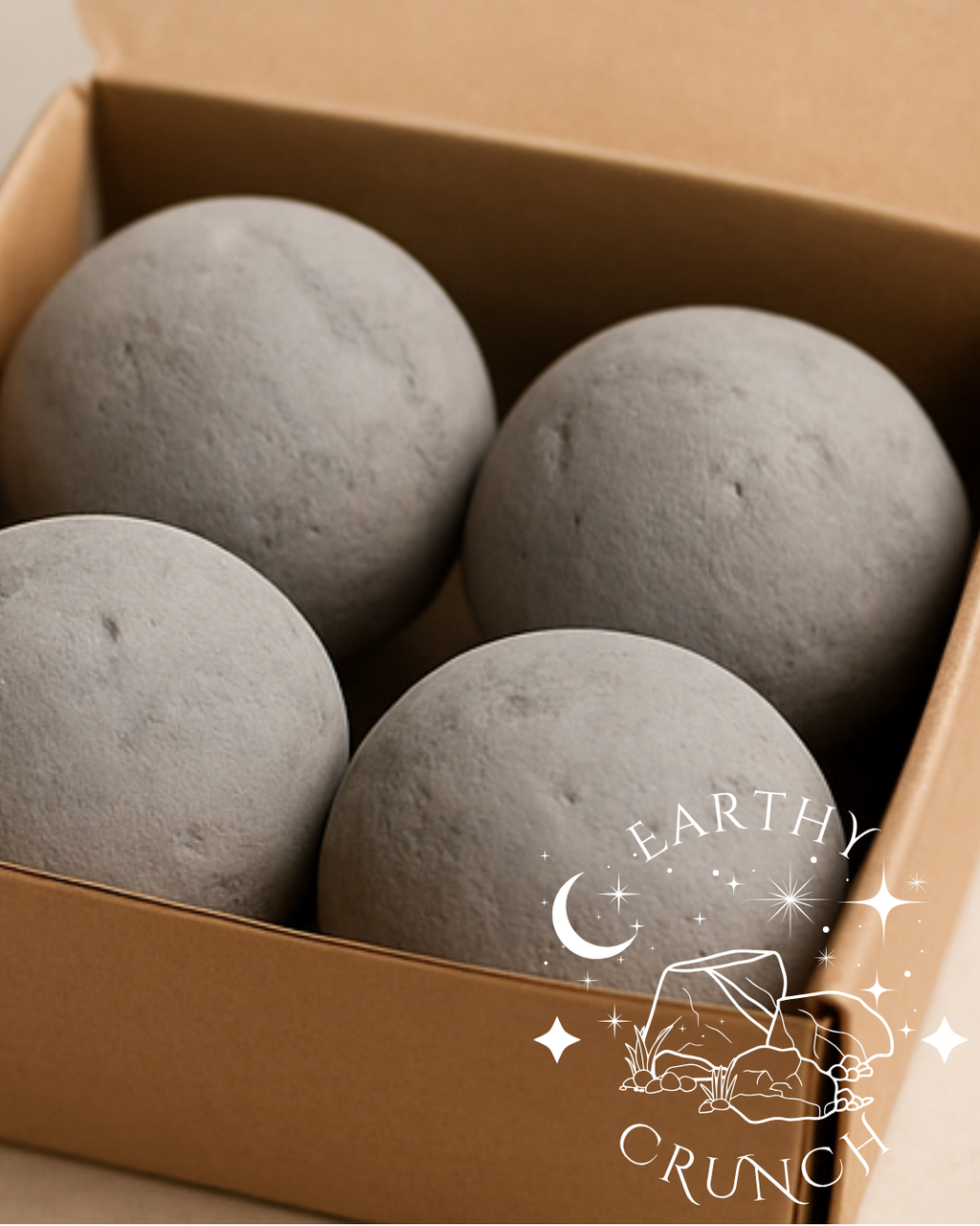 Black Slate Balls with crumbs - Shale Stone treats for Pica/Geophagia