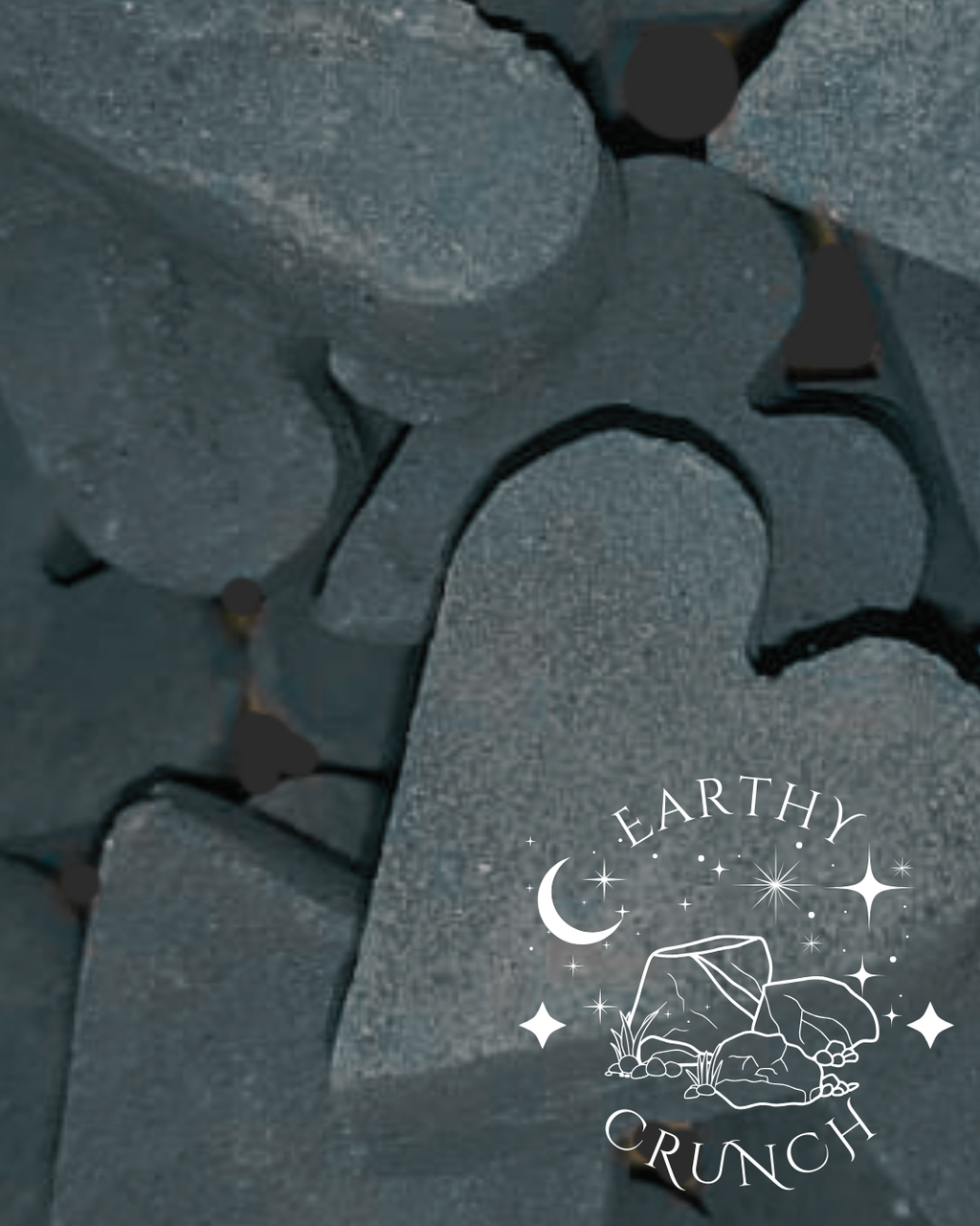 Dryfruit Black Hearts  - Indian smoky clay treats