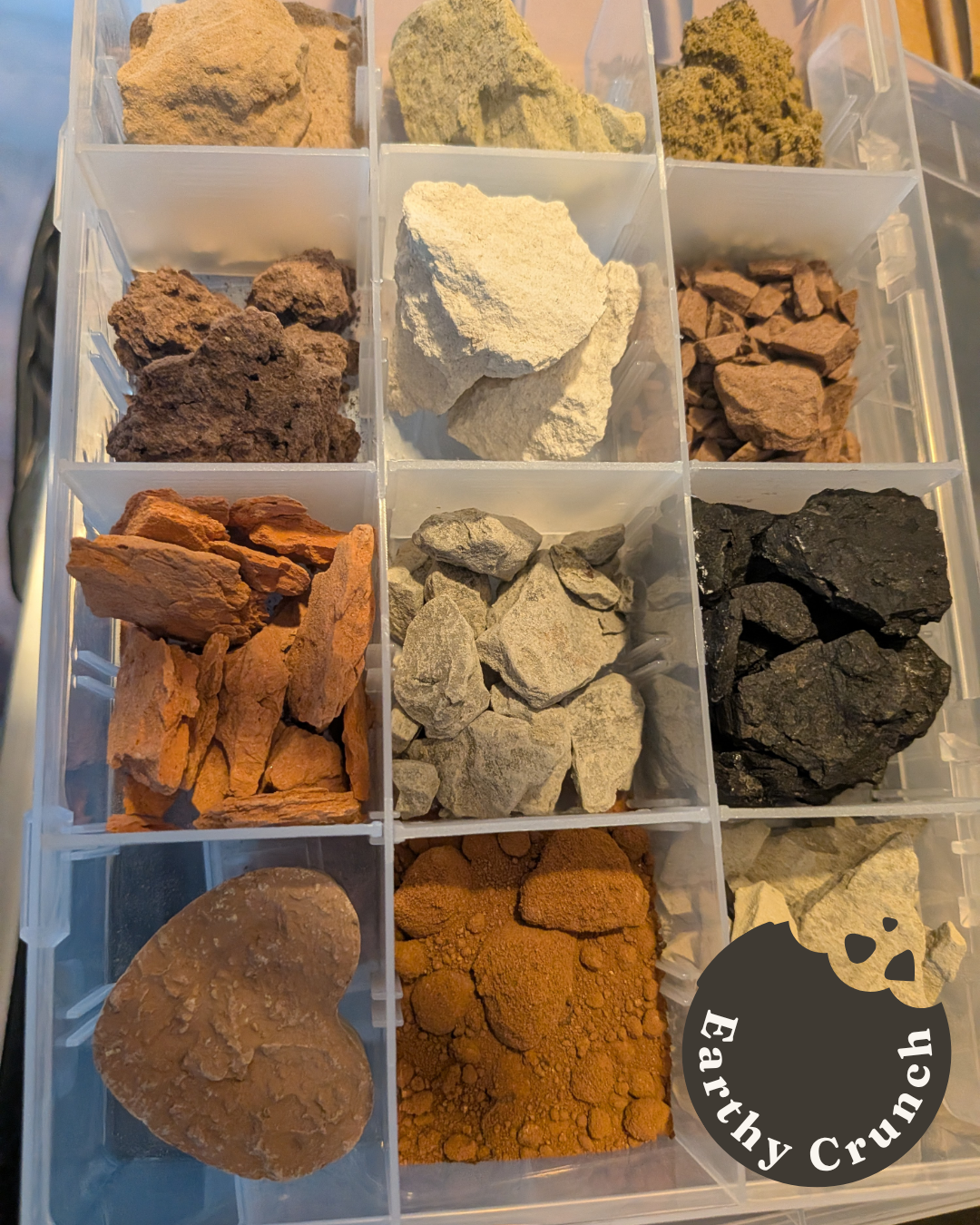 All North American Clay Experience Sampler – Mixed edible clay collection from the United States, Stash Box included