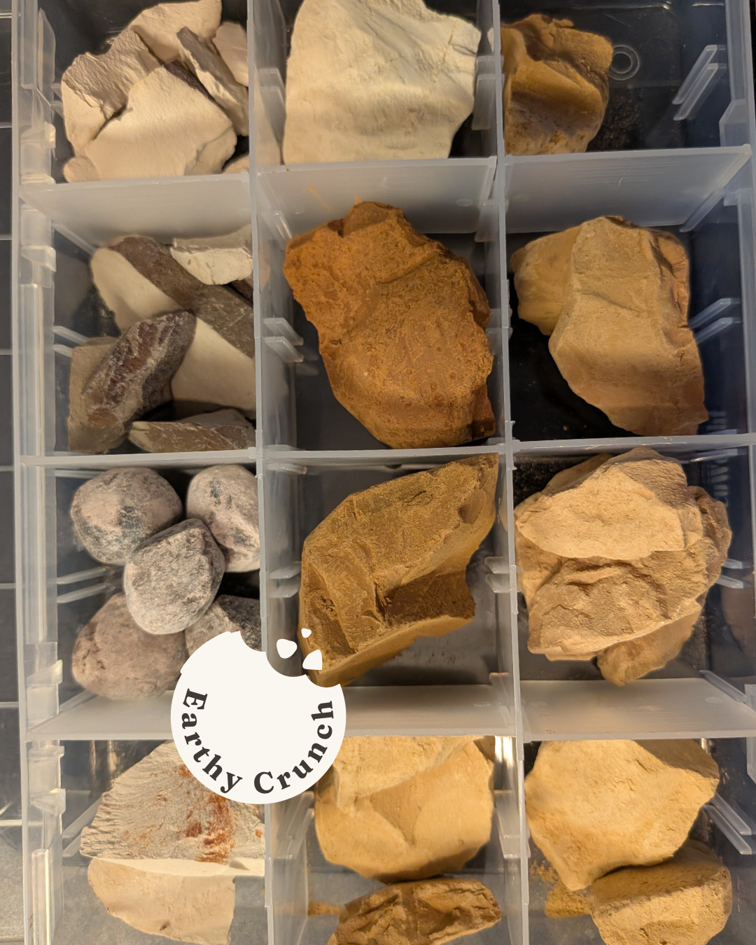 Kit d'échantillons Toutes argiles indiennes – Boîte de rangement incluse