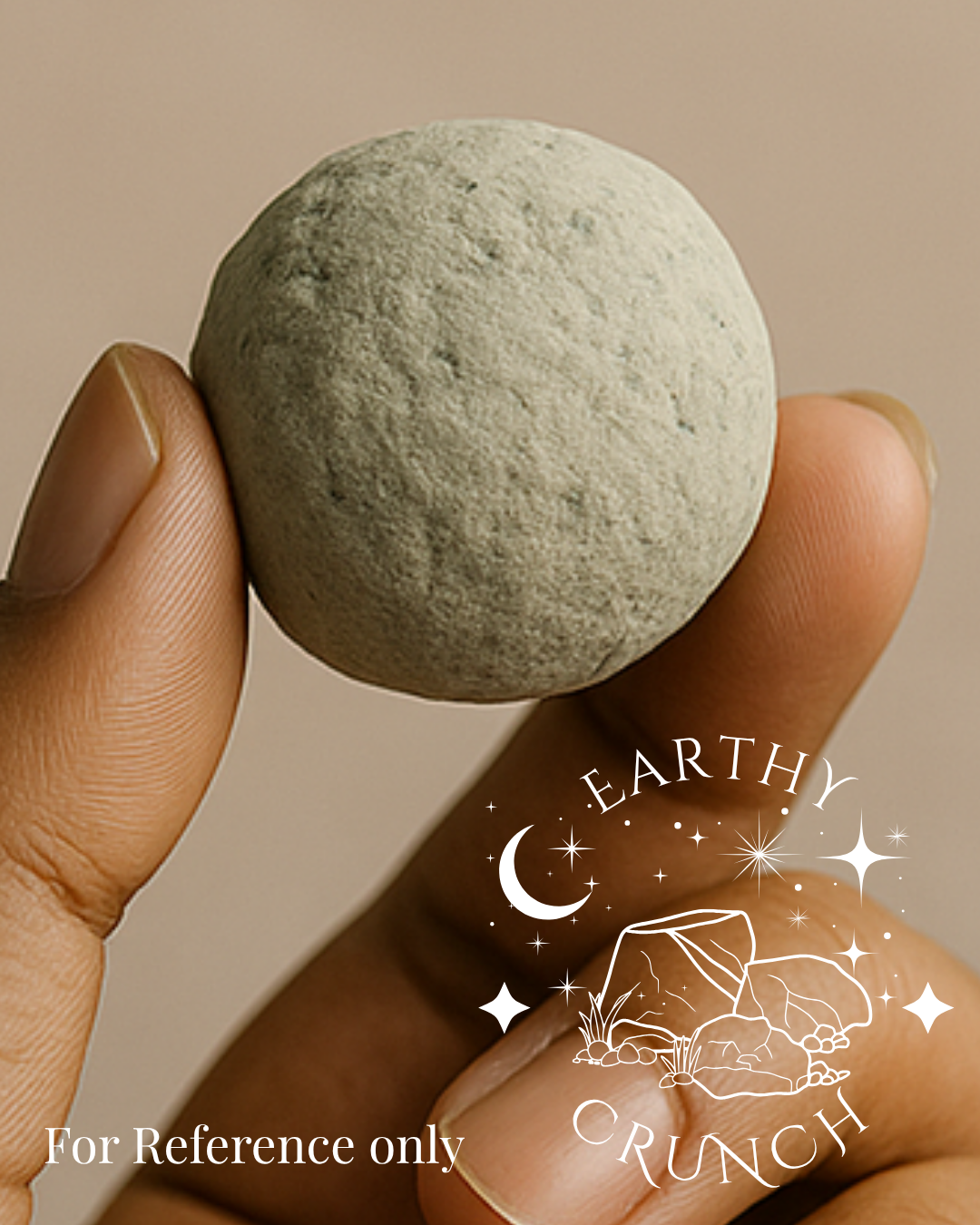 Crystal Moons/ Green Clay Balls - Cementy Indian Clay treats