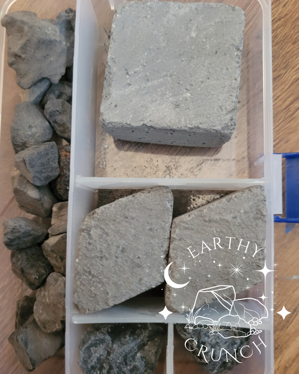 All Indian Blacks Clay Experience - Stash Box included - Edible clay for Pica