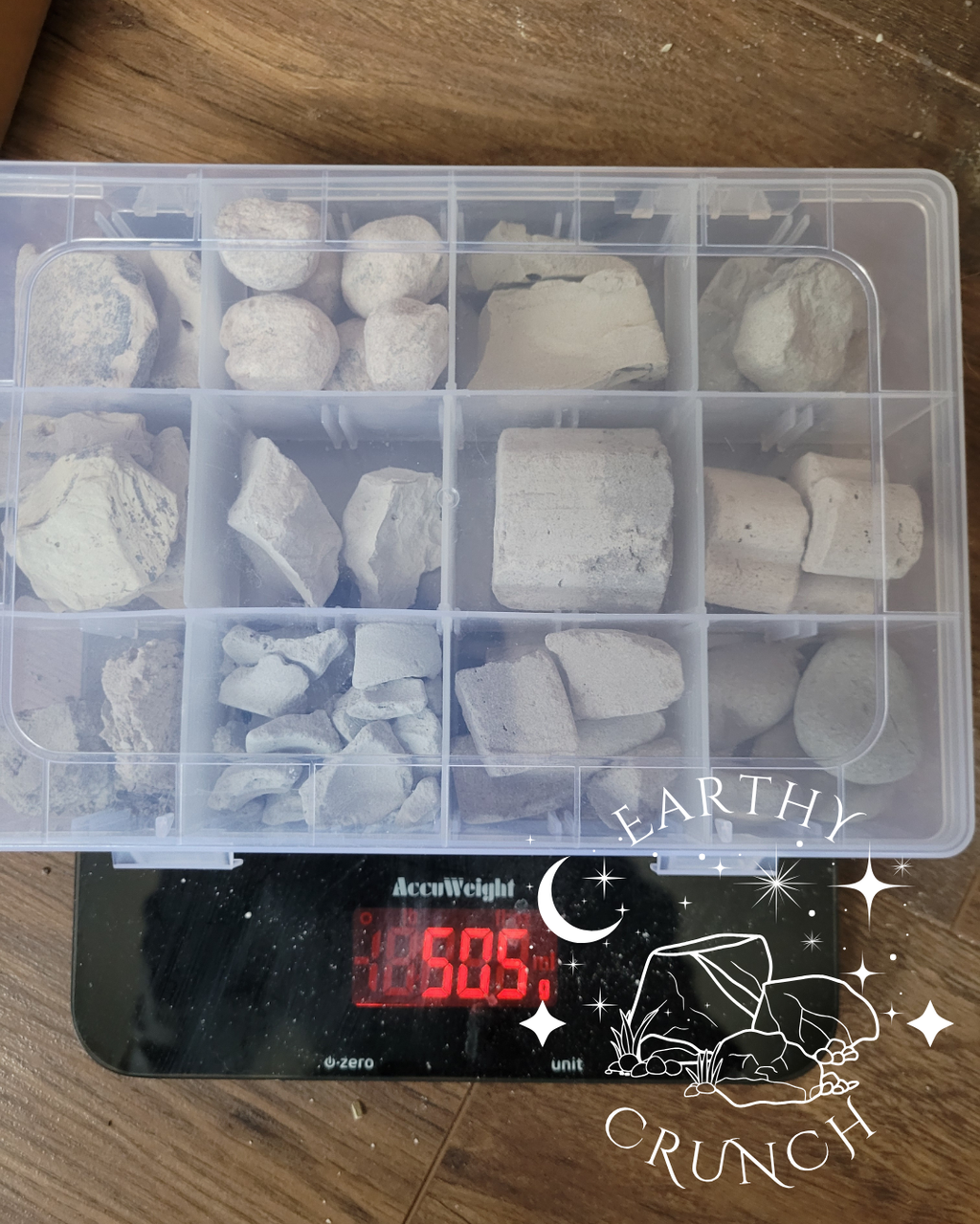 All Greys Clay Experience Sampler (500g) - Stash Box included - Edible clay for Pica
