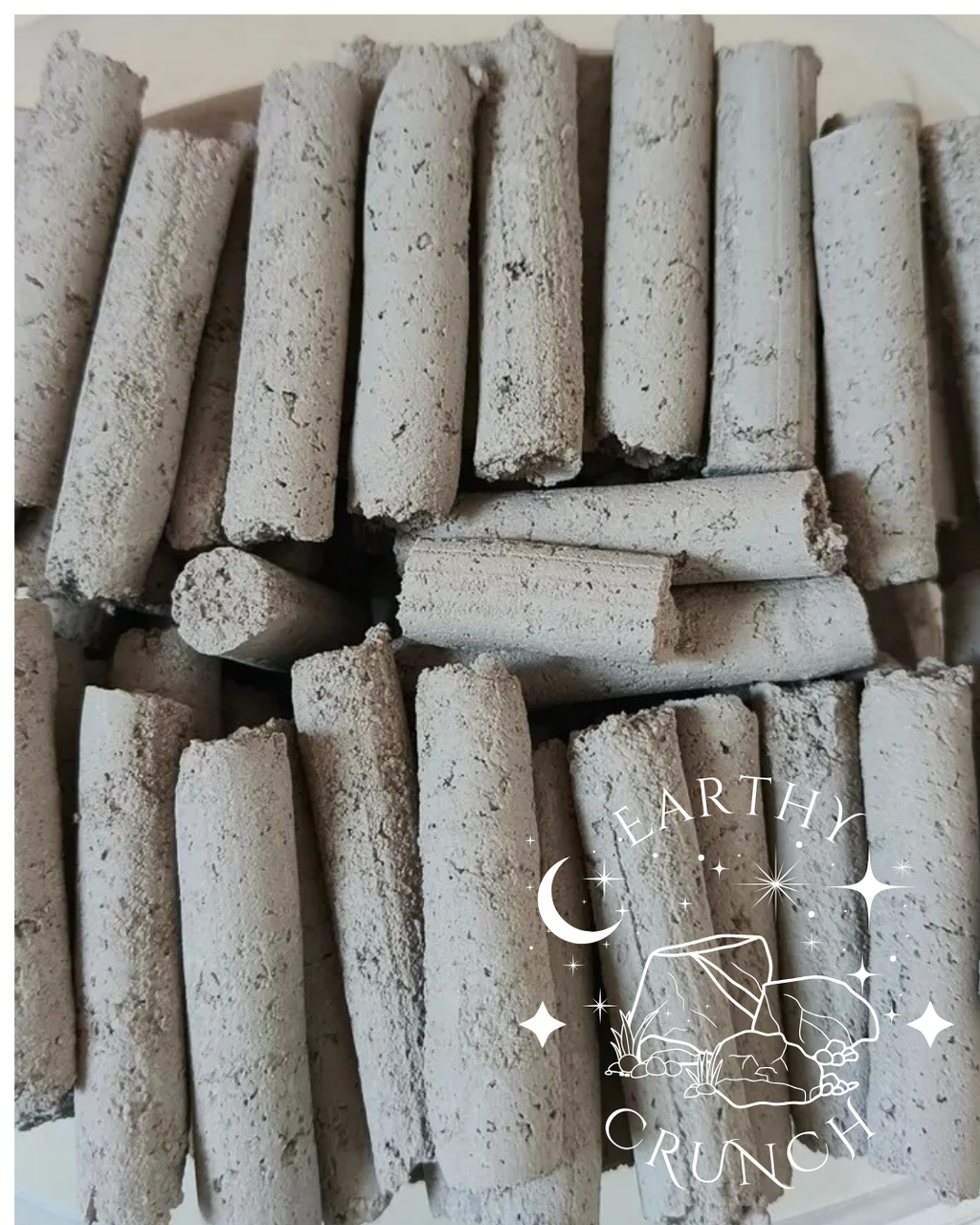 Rose Clay's Dark Smoky Sticks  - Deep Smoky Indian Clay treats