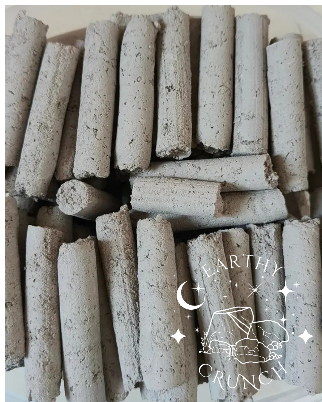 Rose Clay's Dark Smoky Sticks  - Deep Smoky Indian Clay treats