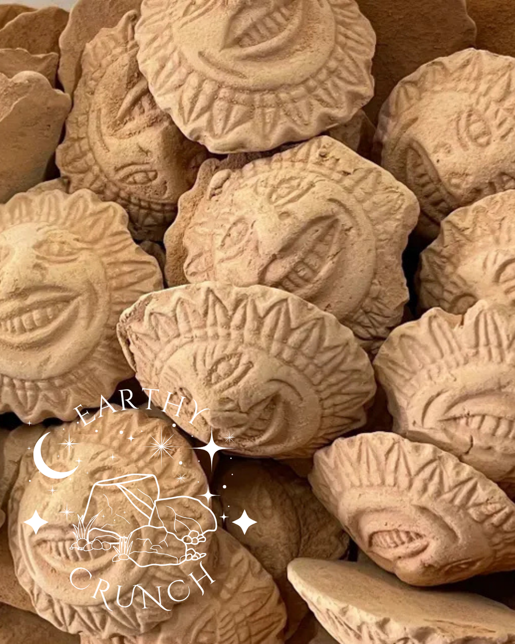 Mexican Suns - Mexican terracotta (barro) clay treat for Pica/Geophagia
