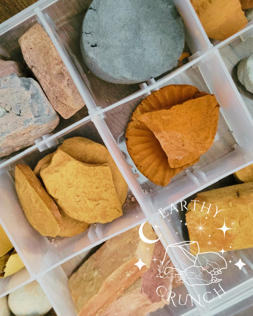All Indian Clay Experience Sampler – Mixed Indian Edible Clay Collection, Stash Box included