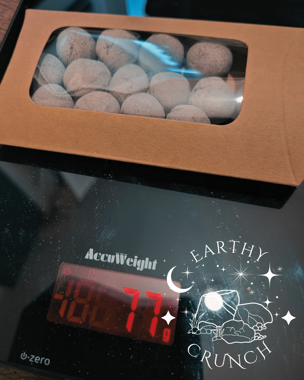 Black Clay Gems - Edible clay treats for Pica