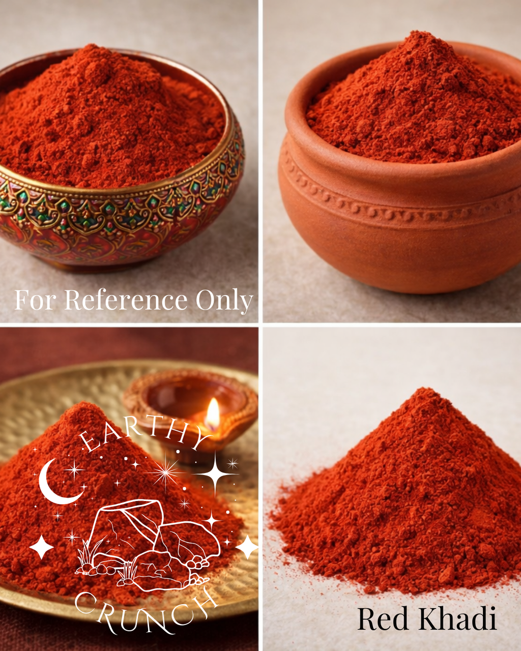 Indian Clay Crumbs, Dusts and Fine Powders for DIY Treats