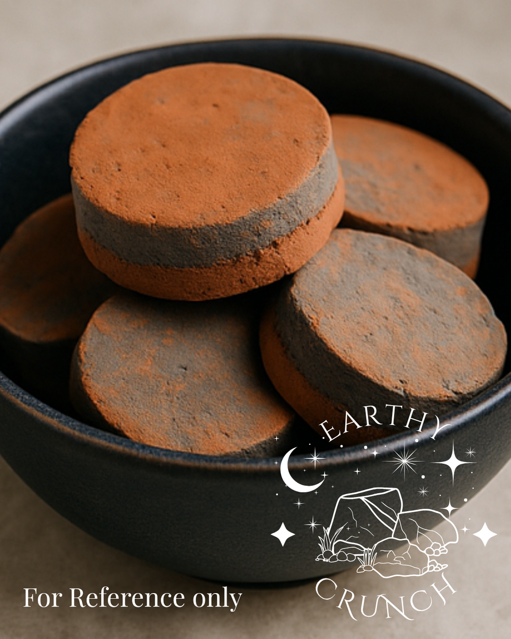 Ember Pucks - Dryfruit and Red Nak (x2) - Smoky Iron-rich Indian clay treats