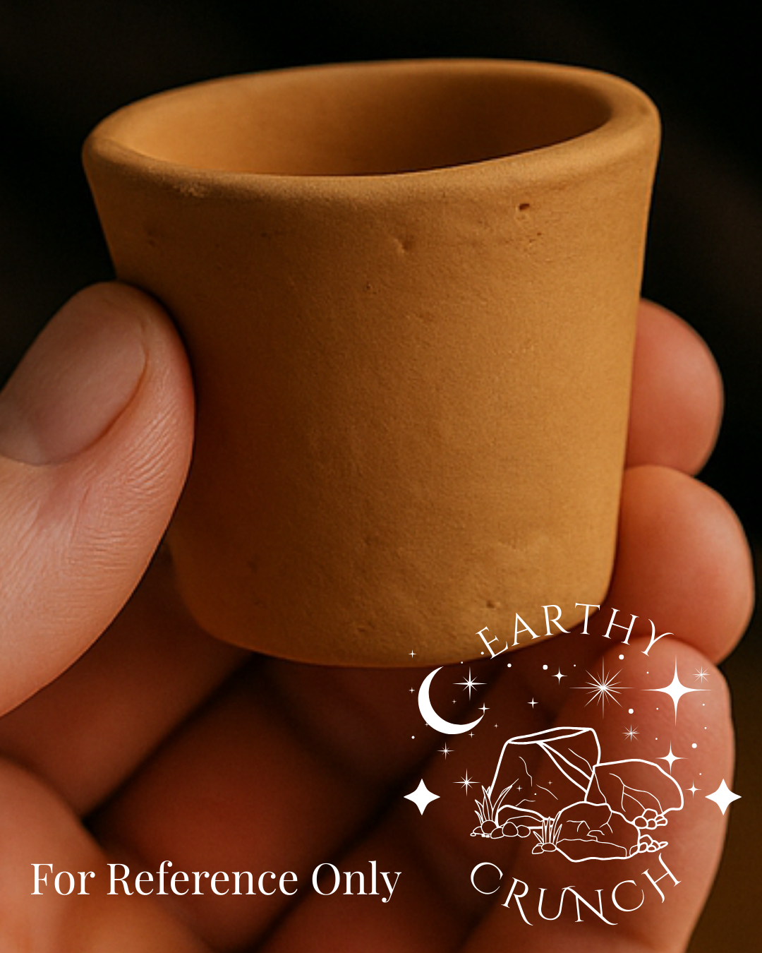 Indian Terracotta Tiny Glasses or Shot Pots - Edible Clay pots for Pica/Geophagia