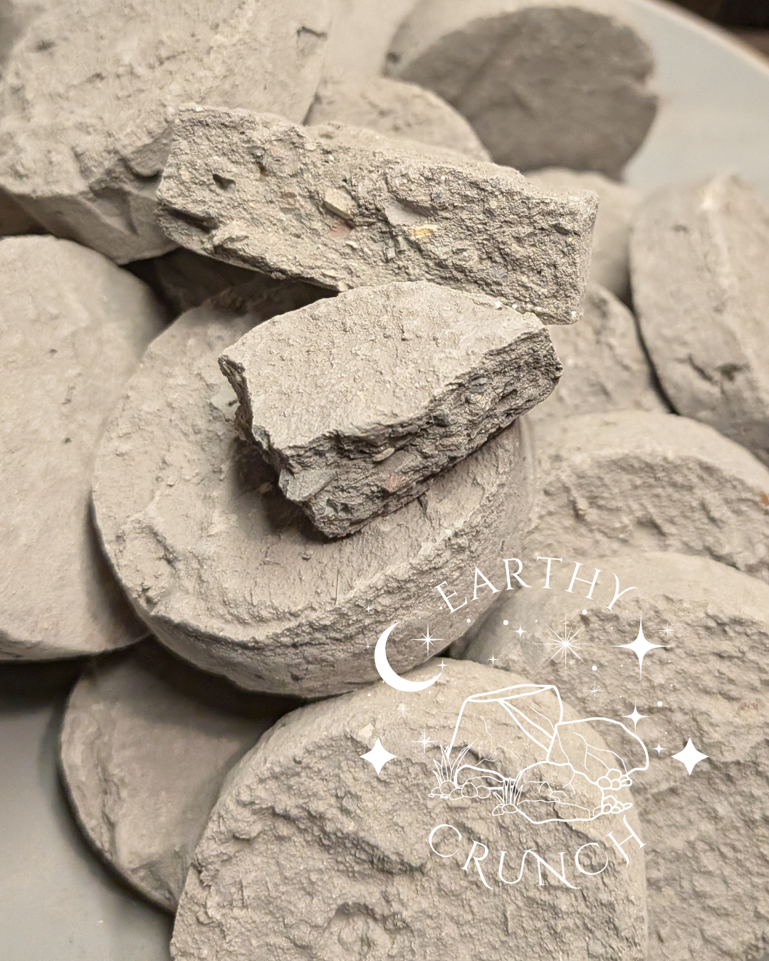 Grey Pucks/Slabs - Indian Clay treats