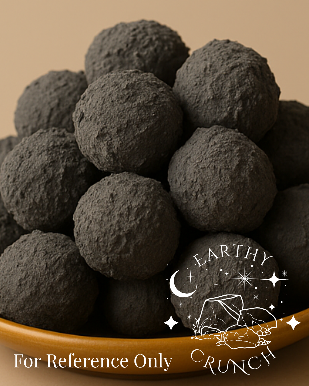 Black Barbecue Balls (Black Nakumatt Balls) - Smoky Clay treats for Pica/ Geophagia