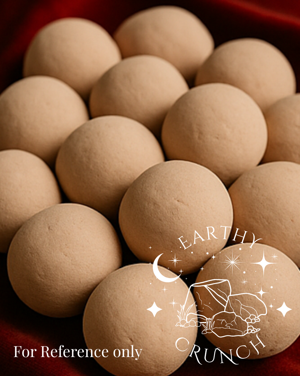 Red Slate Balls with crumbs - Indian Shale Stone treats