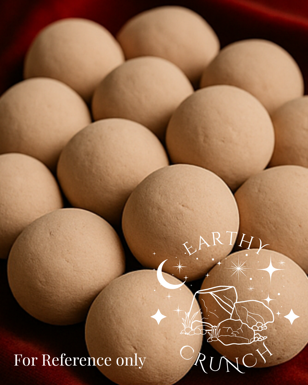 Red Slate Balls with crumbs - Indian Shale Stone treats