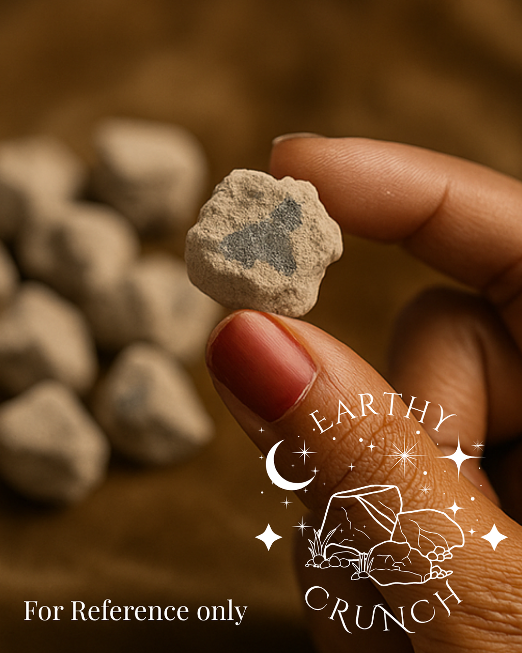 Cement Pakora - Dryfruit coated in Indian edible cementy clays