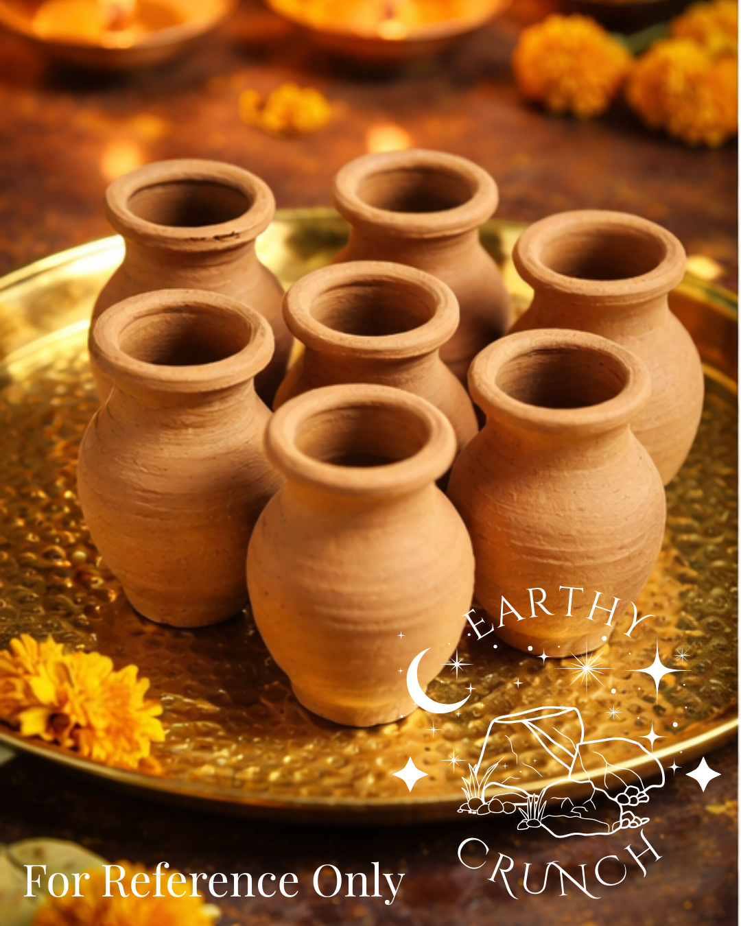 Shree Pots – Earthy Indian Brown Terracotta Edible Clay Pots