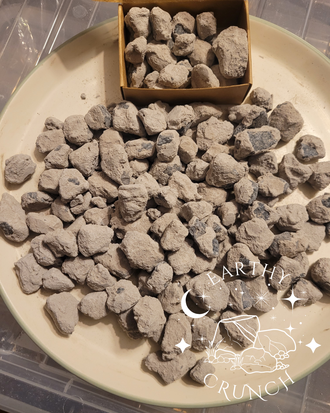 Cement Pakora - Dryfruit coated in Indian edible cementy clays