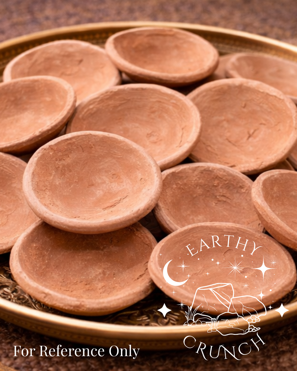 Whole Indian Non-Smoky Brown Terracotta Mini Clay Saucers (Coming Soon June 2026)
