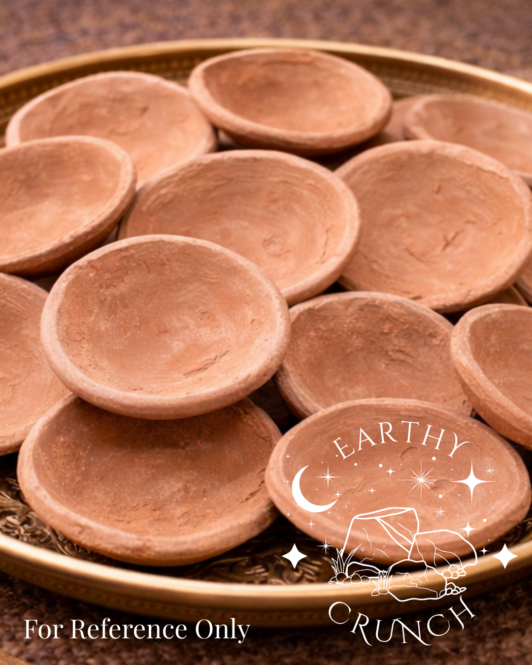 Whole Indian Non-Smoky Brown Terracotta Mini Clay Saucers (Coming Soon June 2026)
