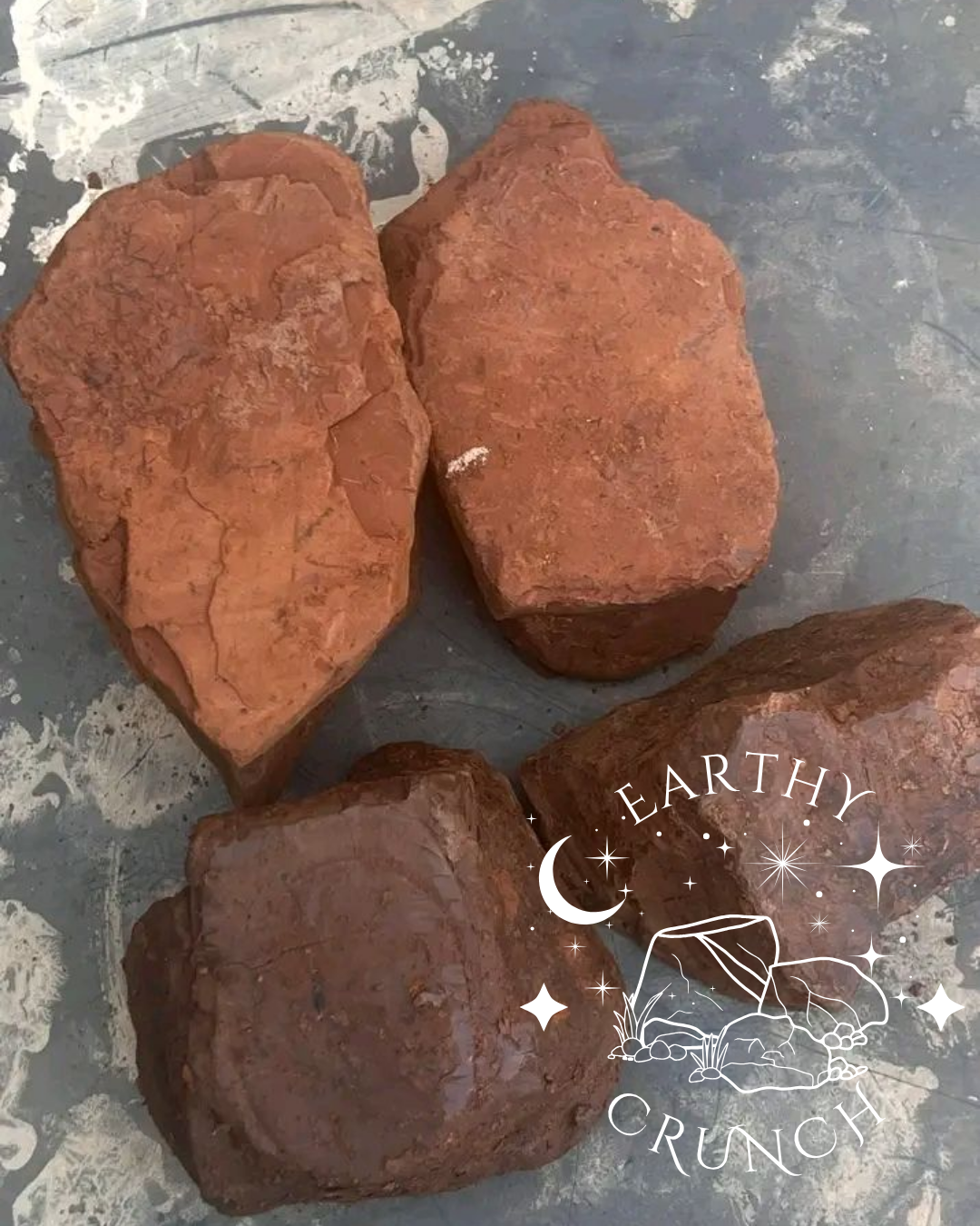 South African Red Clay - Iron-Rich South African edible clay