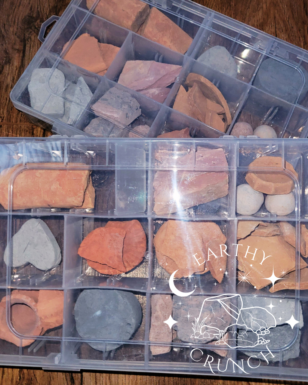 All Indian Clay Experience Sampler – Mixed Indian Edible Clay Collection, Stash Box included