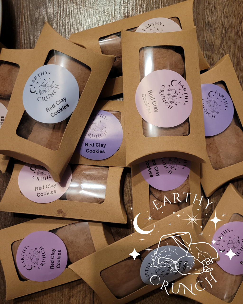 Red Clay Biscuits -  Bestselling deeply earthy Indian Clay treats