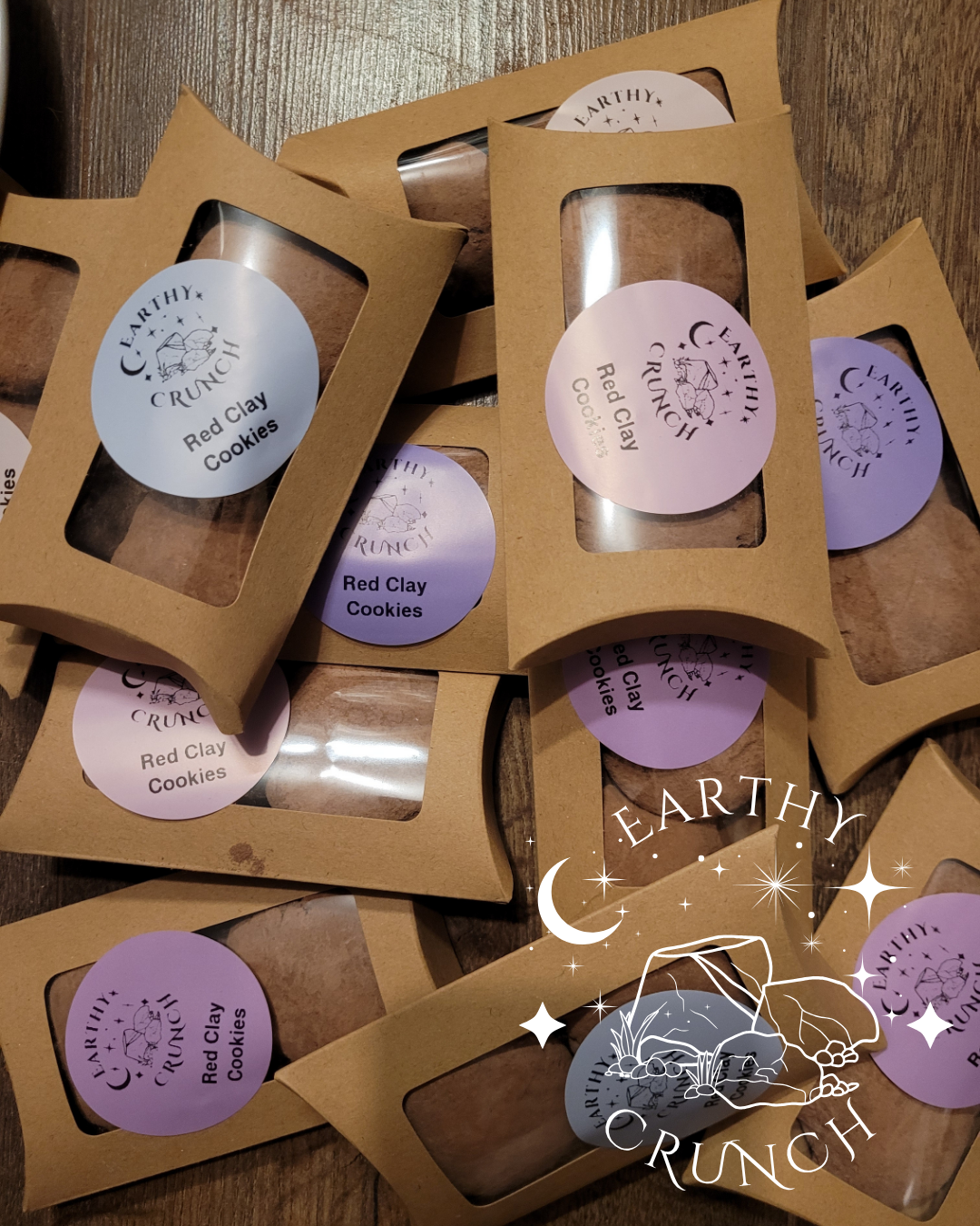 Red Clay Biscuits -  Bestselling deeply earthy Indian Clay treats