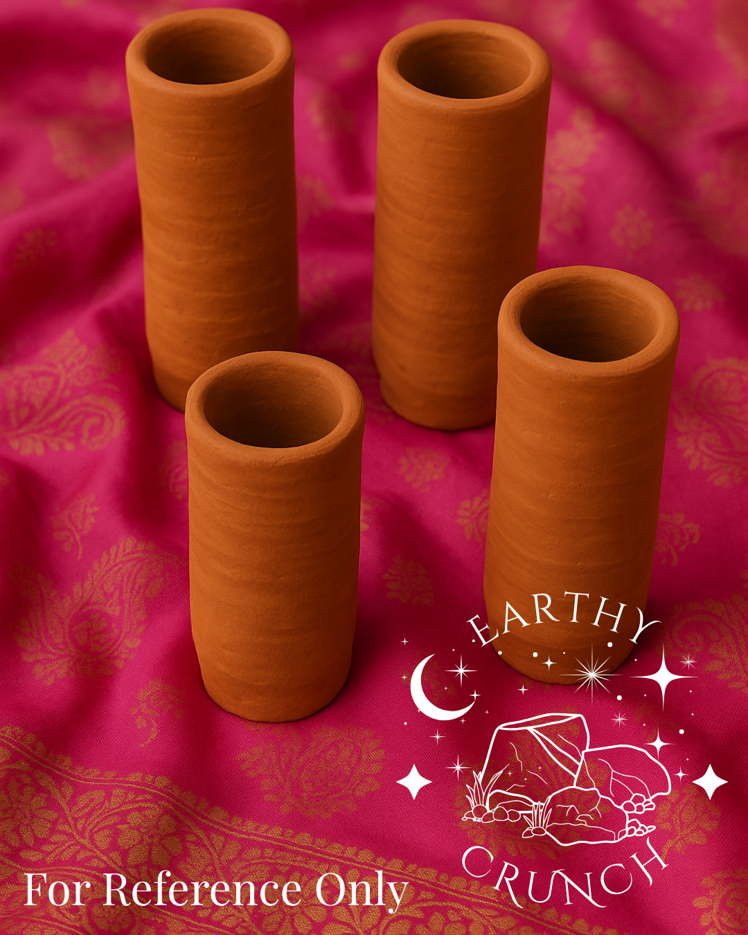 Indian Terracotta Rolled Clay Pots